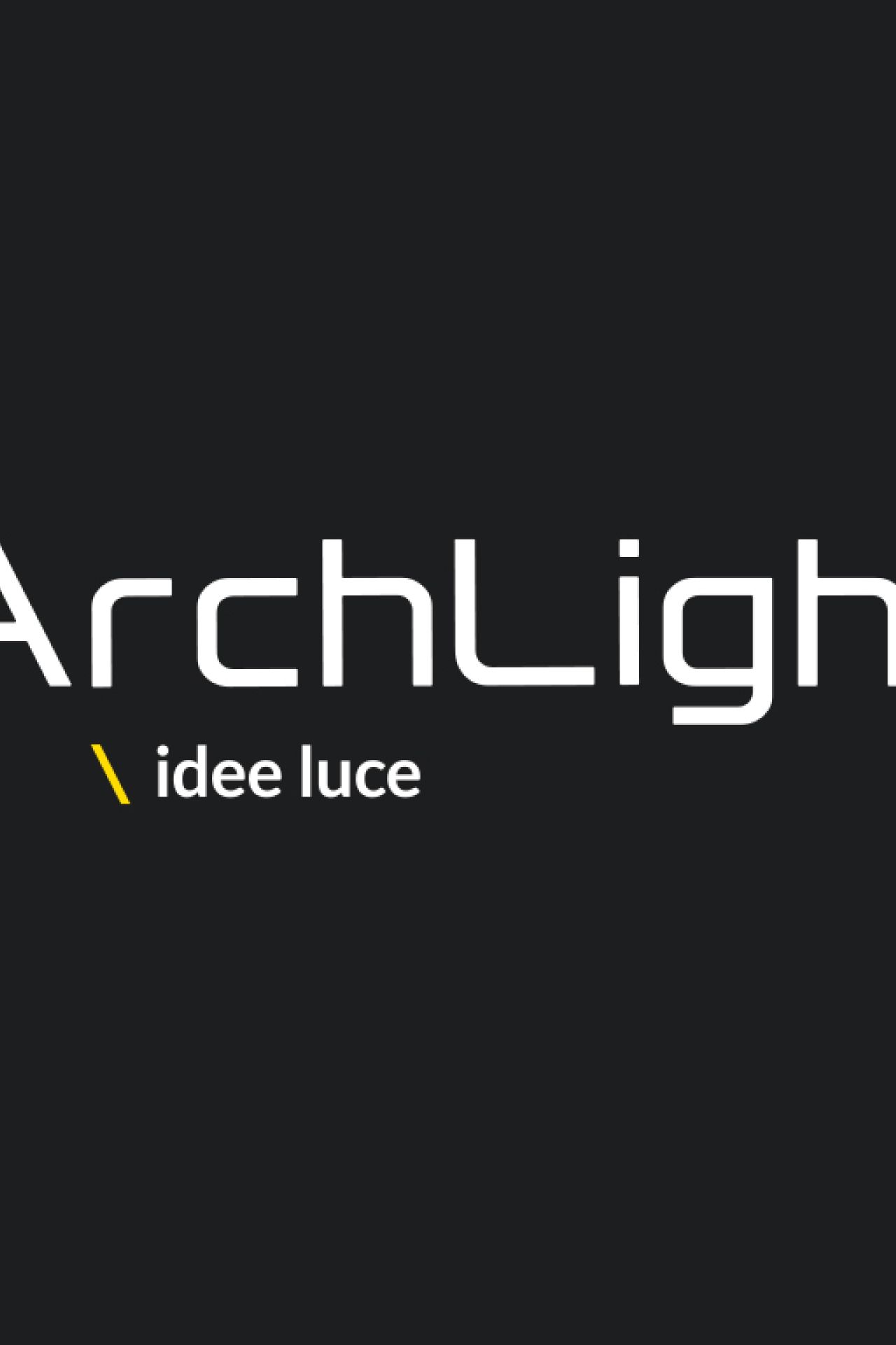 Il logo realizzato per Archlight con payoff